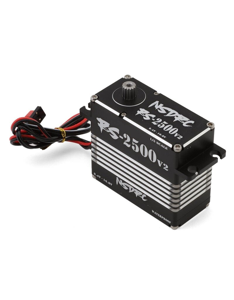 NO SUPERIOR DESIGNS NSD-RS25 RS2500 V2 1/5 INSANE TORQUE SERVO (HIGH VOLTAGE)
