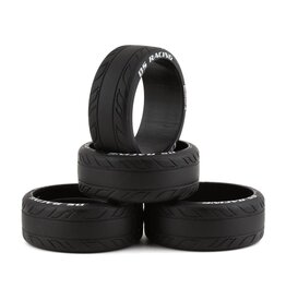 DS RACING DSC-HF-4SE FINIX FRICTION HF THREADED DRIFT TIRES (4)