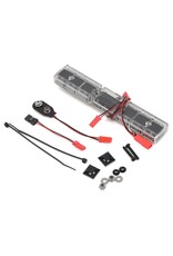 MYTRICKRC MYKEM2 POLICE DELUXE LIGHT SET W/UF-7 CONTROLLER, 8 LEDS & RED/BLUE LIGHTBAR