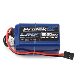 PROTEK RC PTK-5502 HV LIPO HUMP/SHORT RECEIVER BATTERY PACK (KYOSHO/TEKNO) (7.6V/2600MAH) (W/BALANCER PLUG)