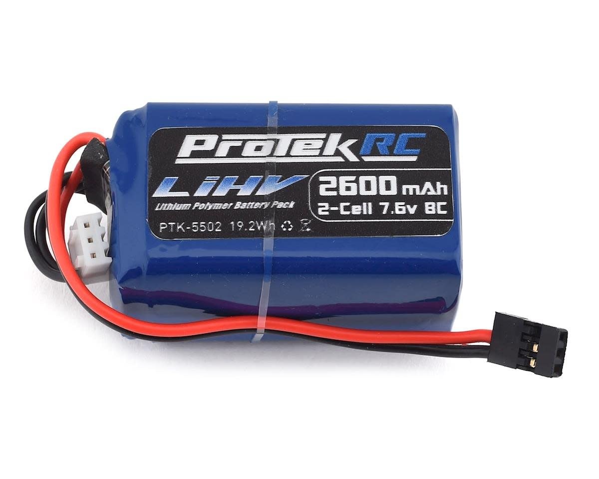 PTK-5502 HV LIPO HUMP/SHORT RECEIVER BATTERY PACK (KYOSHO/TEKNO) (7.6V/2600MAH) (W/BALANCER PLUG)