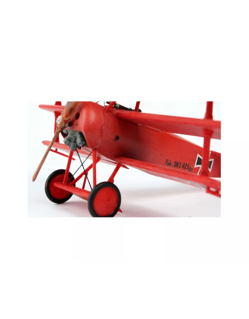 REVELL RMX74116 1/72 FOKKER DR.1 TRIPLANE PLASTIC MODEL KIT W/PAINT, BRUSH & CEMENT