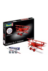 REVELL RMX74116 1/72 FOKKER DR.1 TRIPLANE PLASTIC MODEL KIT W/PAINT, BRUSH & CEMENT