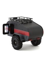 INJORA INJTC01-BR AXIAL SCX24 1/24 SCALE TEARDROP TRAILER W/HITCH (BLACK/RED)