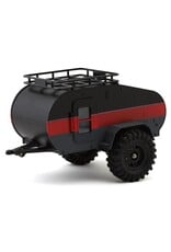 INJORA INJTC01-BR AXIAL SCX24 1/24 SCALE TEARDROP TRAILER W/HITCH (BLACK/RED)