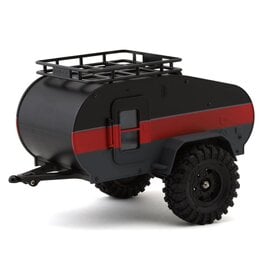 INJORA INJTC01-BR AXIAL SCX24 1/24 SCALE TEARDROP TRAILER W/HITCH (BLACK/RED)