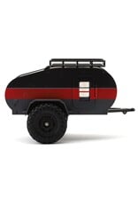 INJORA INJTC01-BR AXIAL SCX24 1/24 SCALE TEARDROP TRAILER W/HITCH (BLACK/RED)