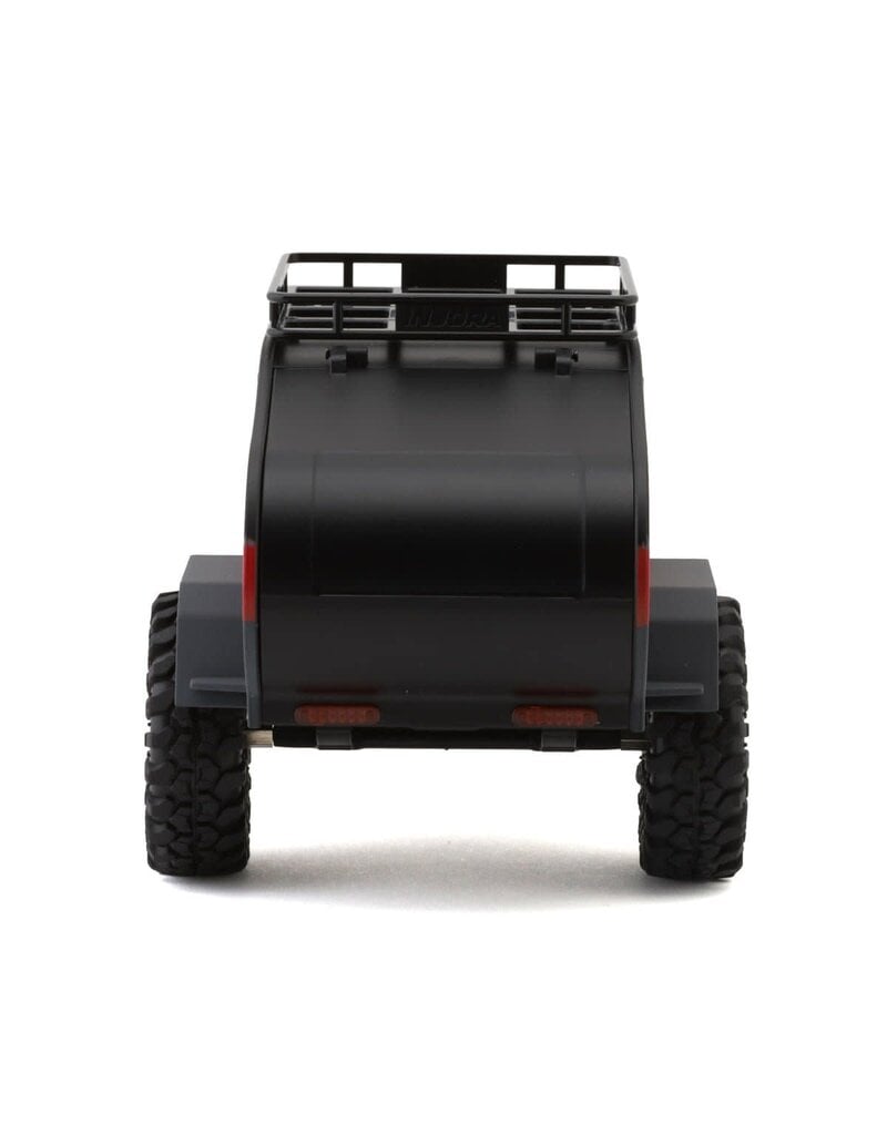 INJORA INJTC01-BR AXIAL SCX24 1/24 SCALE TEARDROP TRAILER W/HITCH (BLACK/RED)
