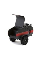 INJORA INJTC01-BR AXIAL SCX24 1/24 SCALE TEARDROP TRAILER W/HITCH (BLACK/RED)