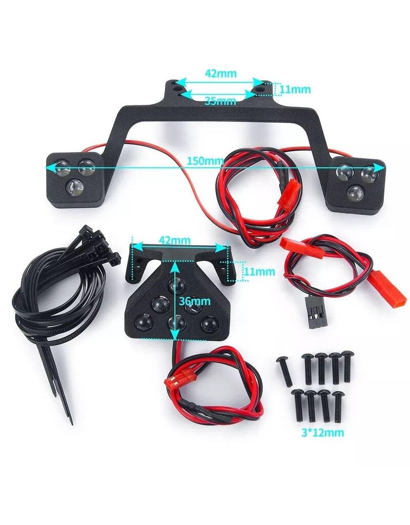 POWER HOBBY PHBARRMA37 1/5 KRATON 8S FRONT AND REAR LIGHTS