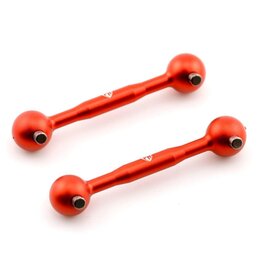 POWER HOBBY PHB7054RED ALUMINUM FRONT/ REAR DRIVE SHAFT FOR FAZER MK2