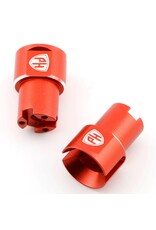 POWER HOBBY PHB7209RED ALUMINUM REAR WHEEL SHAFT RED FOR FAZER MK2