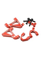 POWER HOBBY PHB7056RED ALUMINUM FRONT UPPER ARM SET FOR FAZER MK2 RED