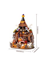 ROBOTIME ROEDG186 HAUNTED CANDY HOUSE DIY MINIATURE HOUSE