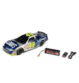 LOSI ***PRE-ORDER*** LOS1120248 1/12 NASCAR RC RACECAR JIMMIE JOHNSON NO. 48 LOWES CHEVROLET MONTE CARLO, NASCAR 2S AWD RTR BRUSHED ON-ROAD (BATTERY & CHARGER INCLUDED), BLUE