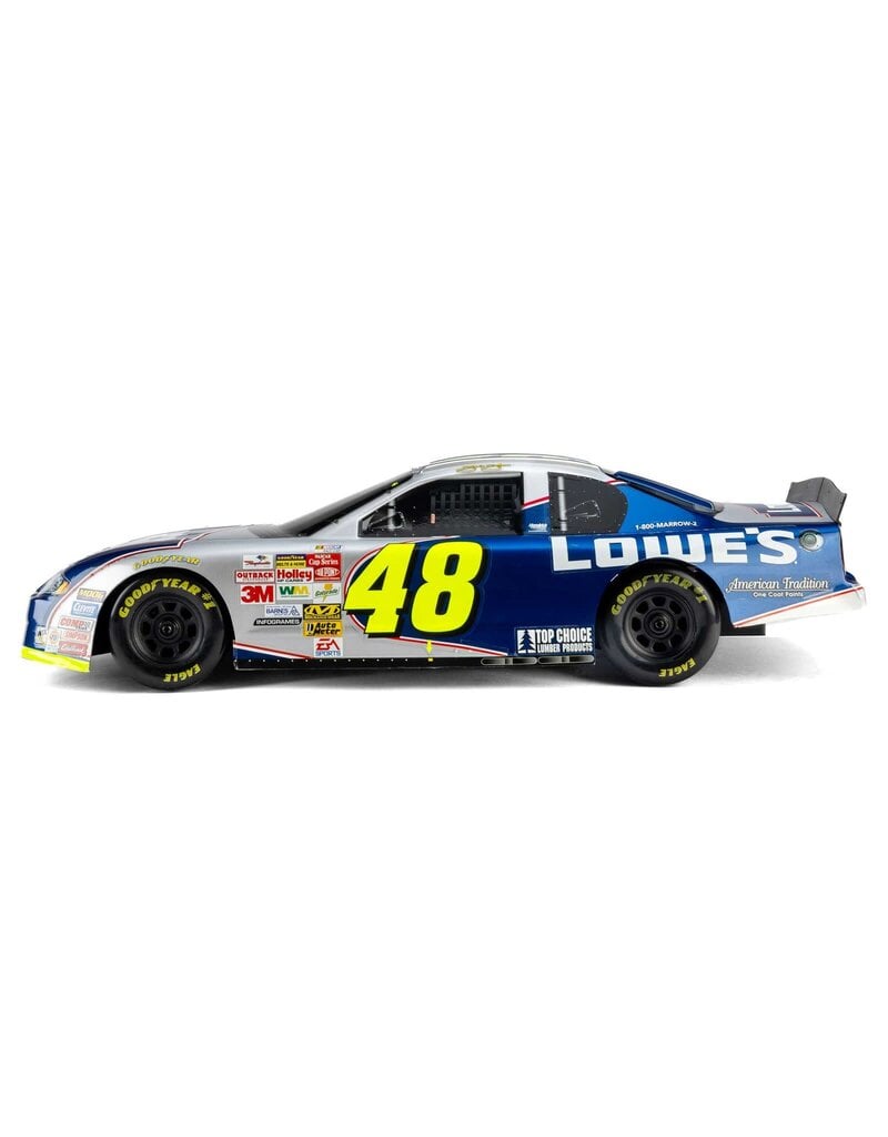LOSI ***PRE-ORDER*** LOS1120248 1/12 NASCAR RC RACECAR JIMMIE JOHNSON NO. 48 LOWES CHEVROLET MONTE CARLO, NASCAR 2S AWD RTR BRUSHED ON-ROAD (BATTERY & CHARGER INCLUDED), BLUE