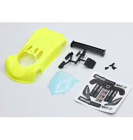 REFLEX RACING RAW-001-NY MF-1 ABS PLASTIC BODY SET NEON YELLOW