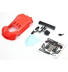 REFLEX RACING RAW-001-RO MF-1 ABS PLASTIC BODY SET RED ORANGE