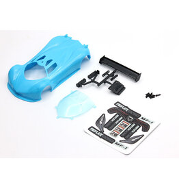 REFLEX RACING RAW-001-EB MF-1 ABS PLASTIC BODY SET ELECTRIC BLUE