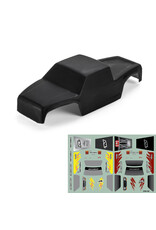 PROLINE RACING PRO369423 PRE-CUT/PRE-PAINTED COYOTE HIGH PERFORMANCE MATTE BLACK BODY: AXIAL SCX30