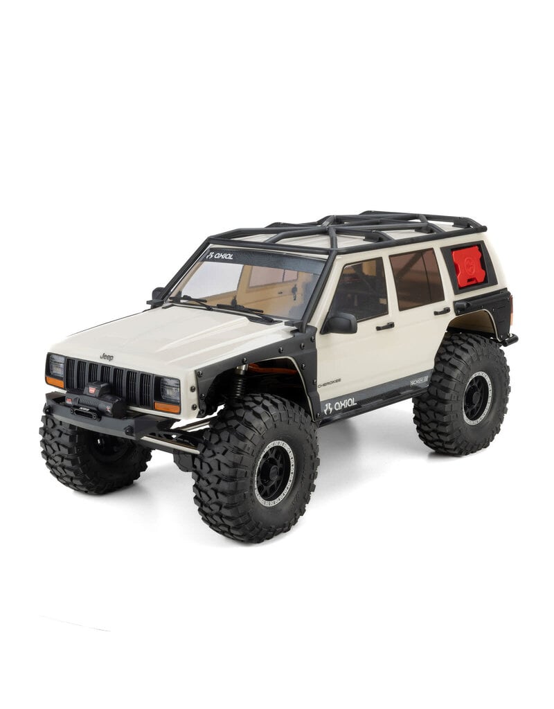AXIAL ***PRE-ORDER*** AXI-2037T2 1/10 SCX10 III JEEP CHEROKEE XJ 4X4 RTR BRUSHED ROCK CRAWLER, WHITE