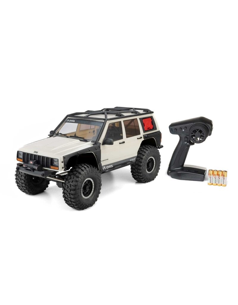 AXIAL ***PRE-ORDER*** AXI-2037T2 1/10 SCX10 III JEEP CHEROKEE XJ 4X4 RTR BRUSHED ROCK CRAWLER, WHITE