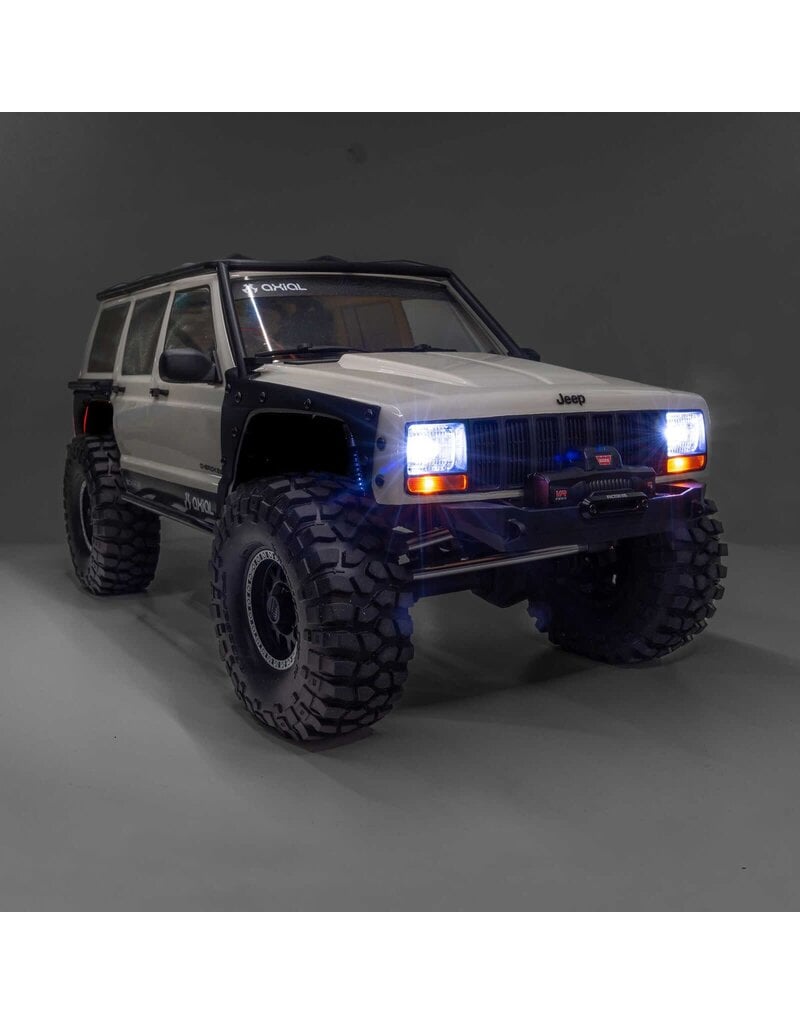 AXIAL ***PRE-ORDER*** AXI-2037T2 1/10 SCX10 III JEEP CHEROKEE XJ 4X4 RTR BRUSHED ROCK CRAWLER, WHITE