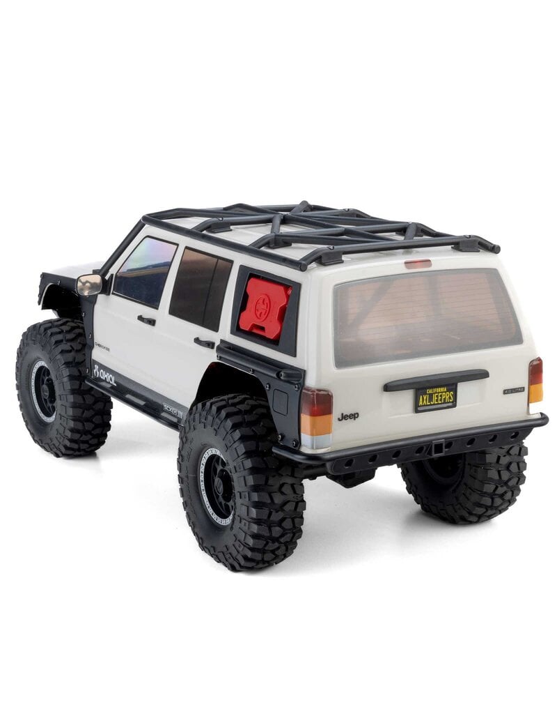 AXIAL ***PRE-ORDER*** AXI-2037T2 1/10 SCX10 III JEEP CHEROKEE XJ 4X4 RTR BRUSHED ROCK CRAWLER, WHITE