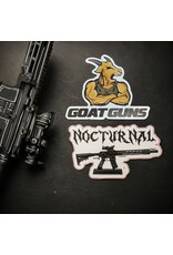 GOAT GUN GOAAR-BLACK-CEL  AR-15 BLACK WITH WHITE CEL SHADE DIECAST 1:3 SCALE MODEL