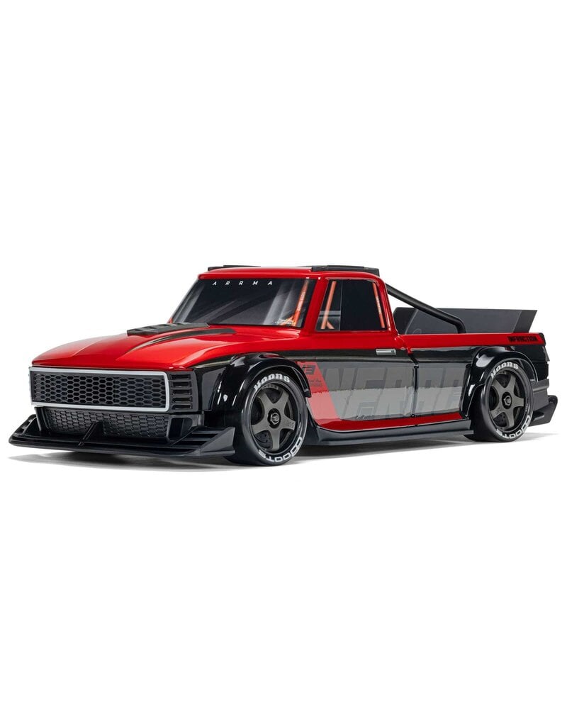 ARRMA ***PRE-ORDER*** ARA2315ST1  1/12 INFRACTION GROM 3S 4X4 RTR BRUSHLESS ALL-ROAD STREET BASH (BATTERY & CHARGER INCLUDED), RED/BLACK