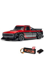 ARRMA ***PRE-ORDER*** ARA2315ST1  1/12 INFRACTION GROM 3S 4X4 RTR BRUSHLESS ALL-ROAD STREET BASH (BATTERY & CHARGER INCLUDED), RED/BLACK