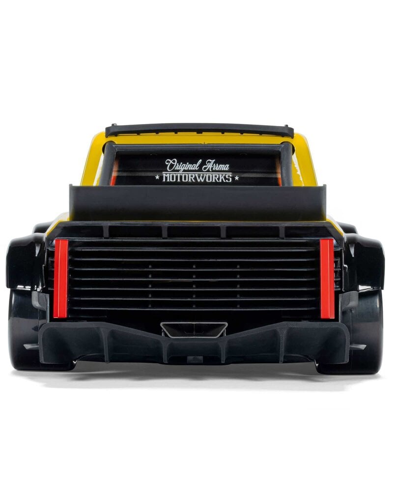 ARRMA ***PRE-ORDER*** ARA2315ST2 1/12 INFRACTION GROM 3S 4X4 RTR BRUSHLESS ALL-ROAD STREET BASH (BATTERY & CHARGER INCLUDED), YELLOW/BLACK