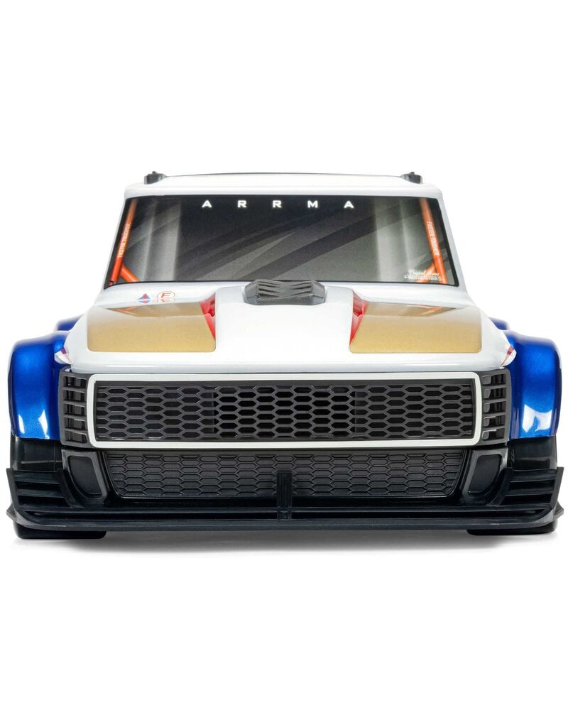 ARRMA ***PRE-ORDER*** ARA2315T1 1/12 INFRACTION GROM 3S 4X4 RTR BRUSHLESS ALL-ROAD STREET BASH, WHITE/BLUE