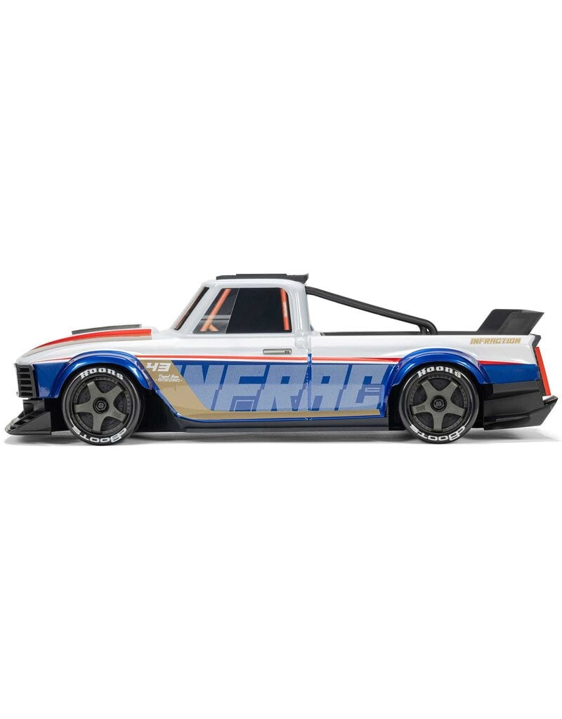 ARRMA ***PRE-ORDER*** ARA2315T1 1/12 INFRACTION GROM 3S 4X4 RTR BRUSHLESS ALL-ROAD STREET BASH, WHITE/BLUE