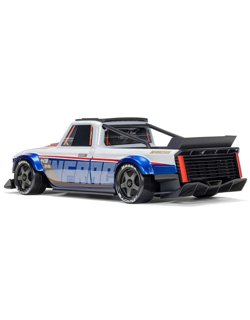 ARRMA ***PRE-ORDER*** ARA2315T1 1/12 INFRACTION GROM 3S 4X4 RTR BRUSHLESS ALL-ROAD STREET BASH, WHITE/BLUE