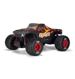 ARRMA ***PRE-ORDER*** ARA4437T1 1/8 QUAKE 4S DSC 4X4 RTR BRUSHLESS MONSTER TRUCK , BLACK/RED