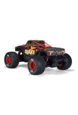 ARRMA ***PRE-ORDER*** ARA4437T1 1/8 QUAKE 4S DSC 4X4 RTR BRUSHLESS MONSTER TRUCK , BLACK/RED