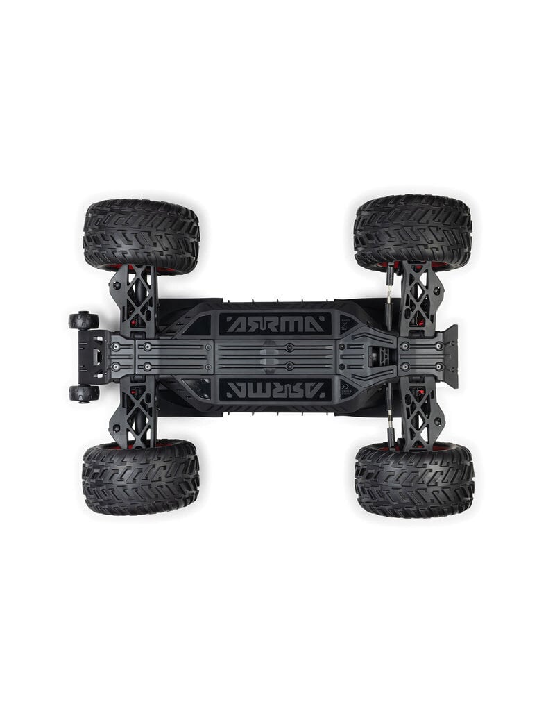 ARRMA ***PRE-ORDER*** ARA4437T1 1/8 QUAKE 4S DSC 4X4 RTR BRUSHLESS MONSTER TRUCK , BLACK/RED