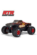 ARRMA ***PRE-ORDER*** ARA4437T1 1/8 QUAKE 4S DSC 4X4 RTR BRUSHLESS MONSTER TRUCK , BLACK/RED