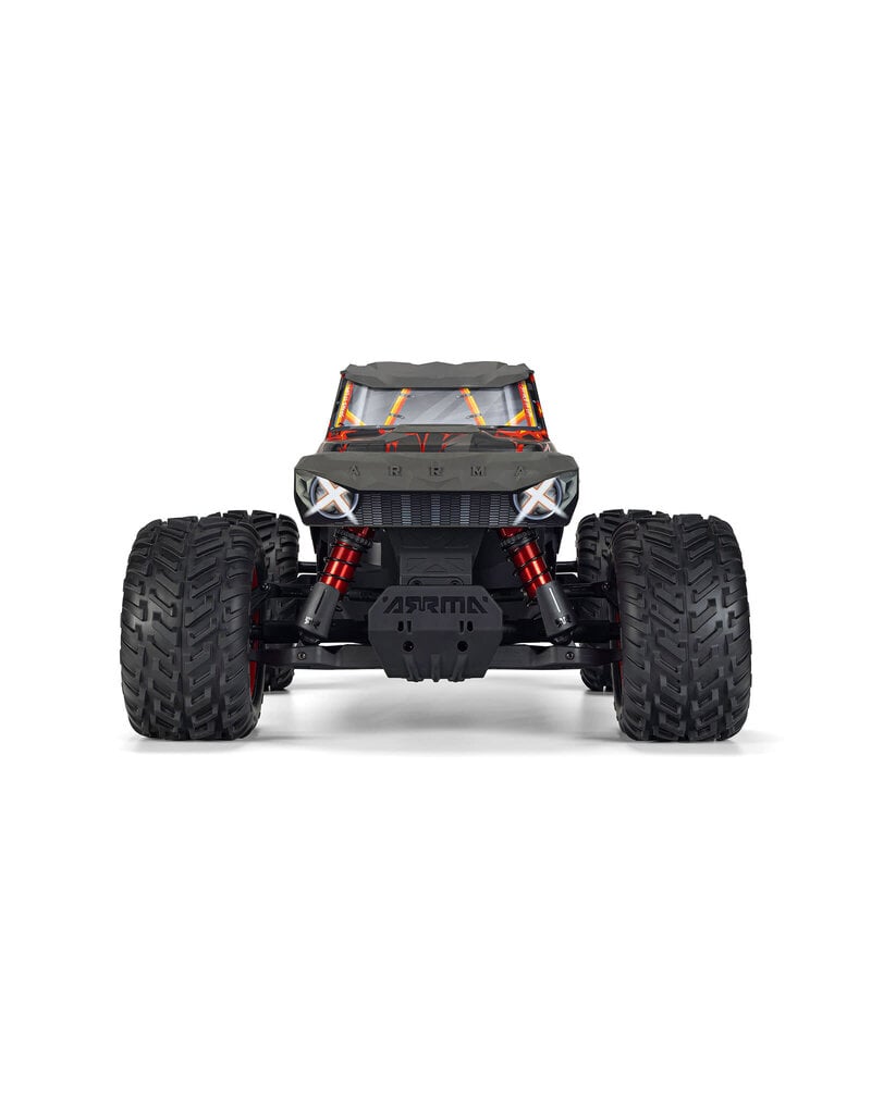 ARRMA ***PRE-ORDER*** ARA4437T1 1/8 QUAKE 4S DSC 4X4 RTR BRUSHLESS MONSTER TRUCK , BLACK/RED