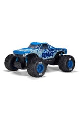 ARRMA ***PRE-ORDER*** ARA4437T2  1/8 QUAKE 4S DSC 4X4 RTR BRUSHLESS MONSTER TRUCK , WHITE/BLUE
