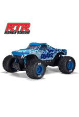 ARRMA ***PRE-ORDER*** ARA4437T2  1/8 QUAKE 4S DSC 4X4 RTR BRUSHLESS MONSTER TRUCK , WHITE/BLUE