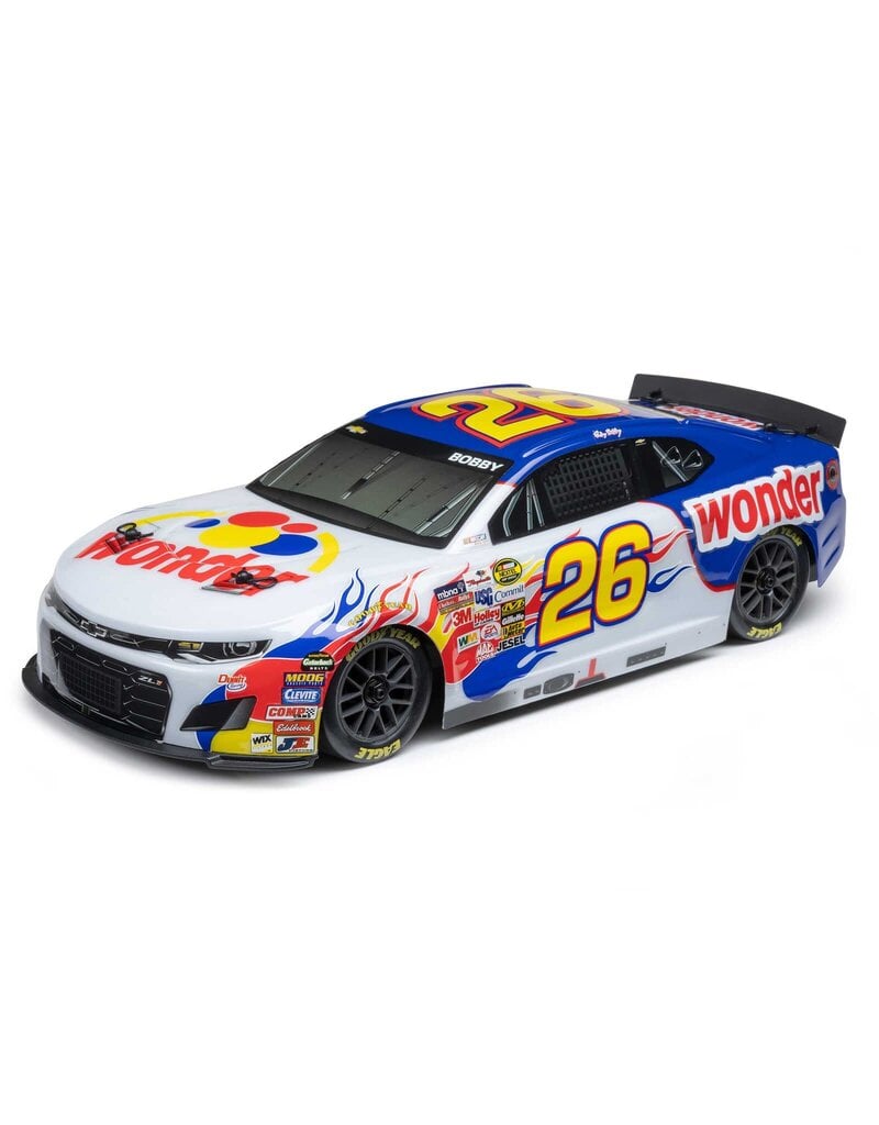 LOSI ***PRE-ORDER*** LOSF1122626  1/12 NASCAR RC RACE CAR RICKY BOBBY NO. 26 2026 WONDER BREAD CHEVROLET ZL1 2S AWD RTR