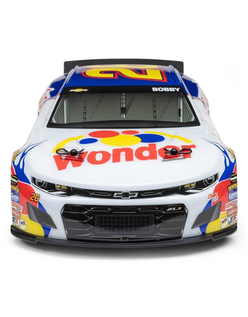 LOSI ***PRE-ORDER*** LOSF1122626  1/12 NASCAR RC RACE CAR RICKY BOBBY NO. 26 2026 WONDER BREAD CHEVROLET ZL1 2S AWD RTR