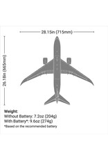 E-FLITE ***PRE-ORDER*** EFL78750 BOEING 787-8 DREAMLINER TWIN 30MM EDF BNF BASIC WITH AS3X AND SAFE SELECT