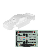 PROLINE RACING ***PRE-ORDER*** PRO372217 PRE-CUT 2022 FORD RAPTOR CLEAR BODY: ARRMA QUAKE 4S