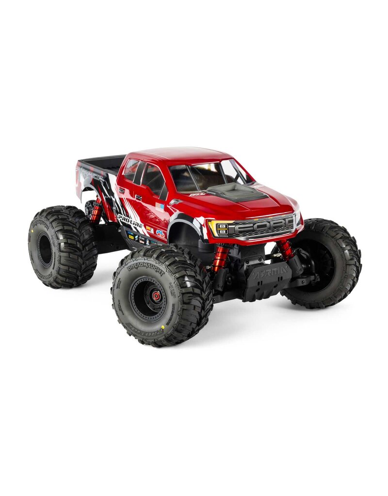 PROLINE RACING ***PRE-ORDER*** PRO372217 PRE-CUT 2022 FORD RAPTOR CLEAR BODY: ARRMA QUAKE 4S