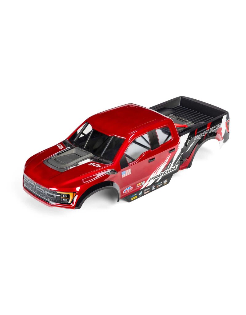 PROLINE RACING ***PRE-ORDER*** PRO372217 PRE-CUT 2022 FORD RAPTOR CLEAR BODY: ARRMA QUAKE 4S