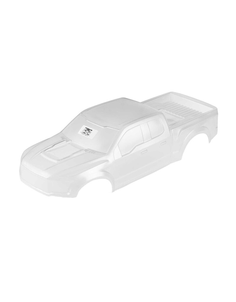 PROLINE RACING ***PRE-ORDER*** PRO372217 PRE-CUT 2022 FORD RAPTOR CLEAR BODY: ARRMA QUAKE 4S