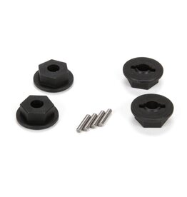 LOSI LOS232015 WHEEL HEX W/ PINS (4): TEN MT